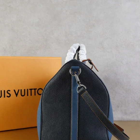 Louis Vuitton Keepall Bandoulière 50 Taurillon Blue - Picture 5 of 6